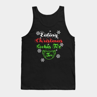 eating christmas cookies for two Tank Top